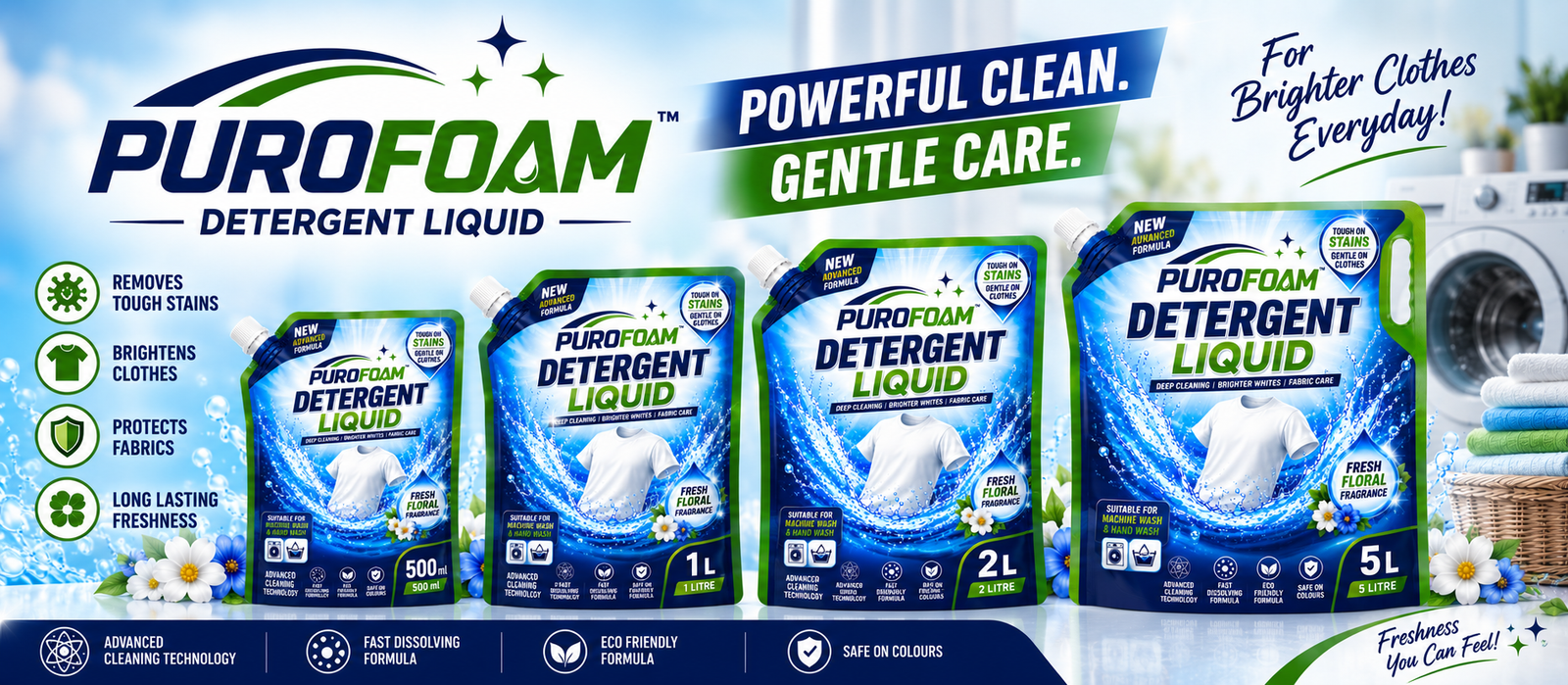 PuroFoam pack range banner