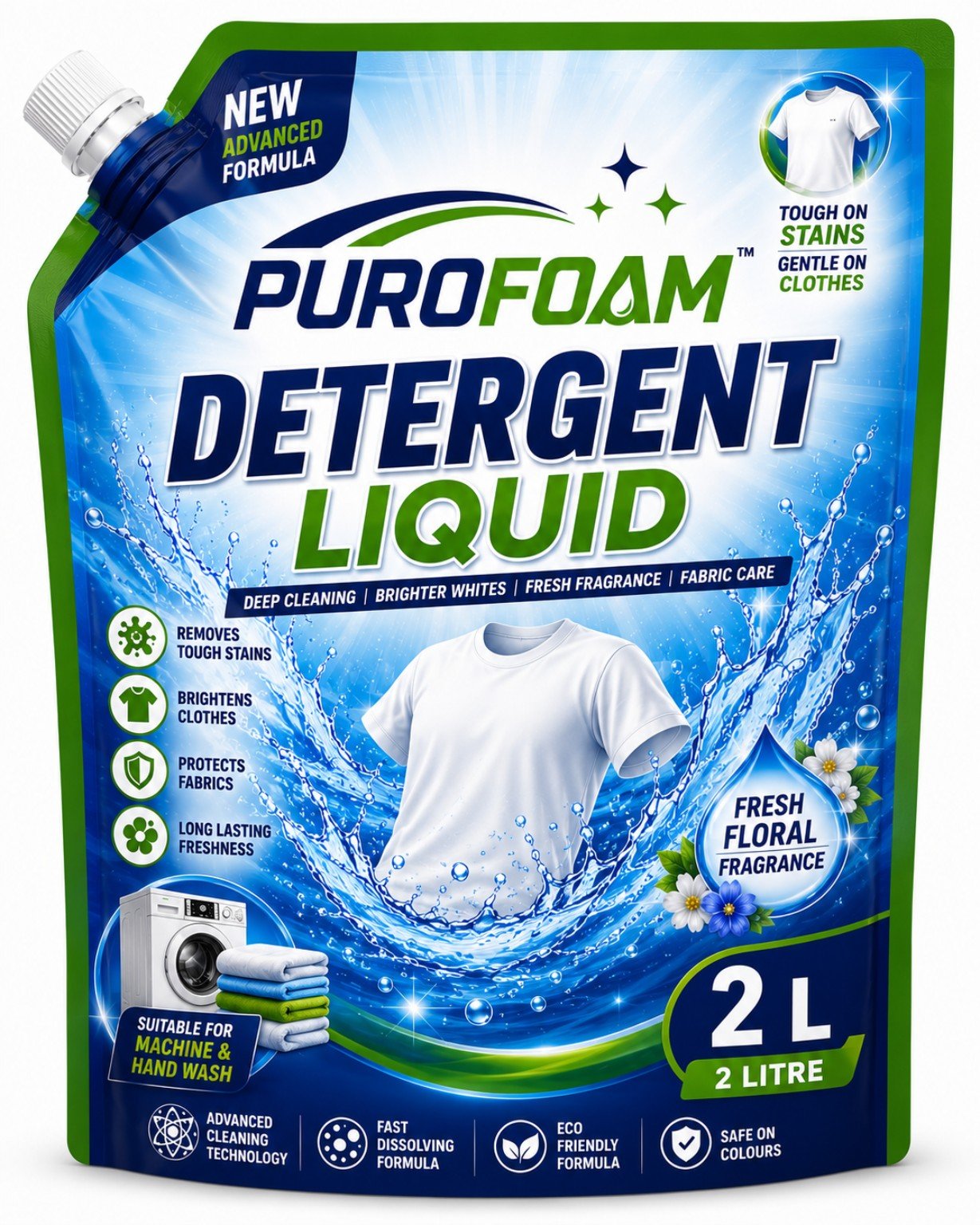 PuroFoam Detergent Liquid 2 Litre pack