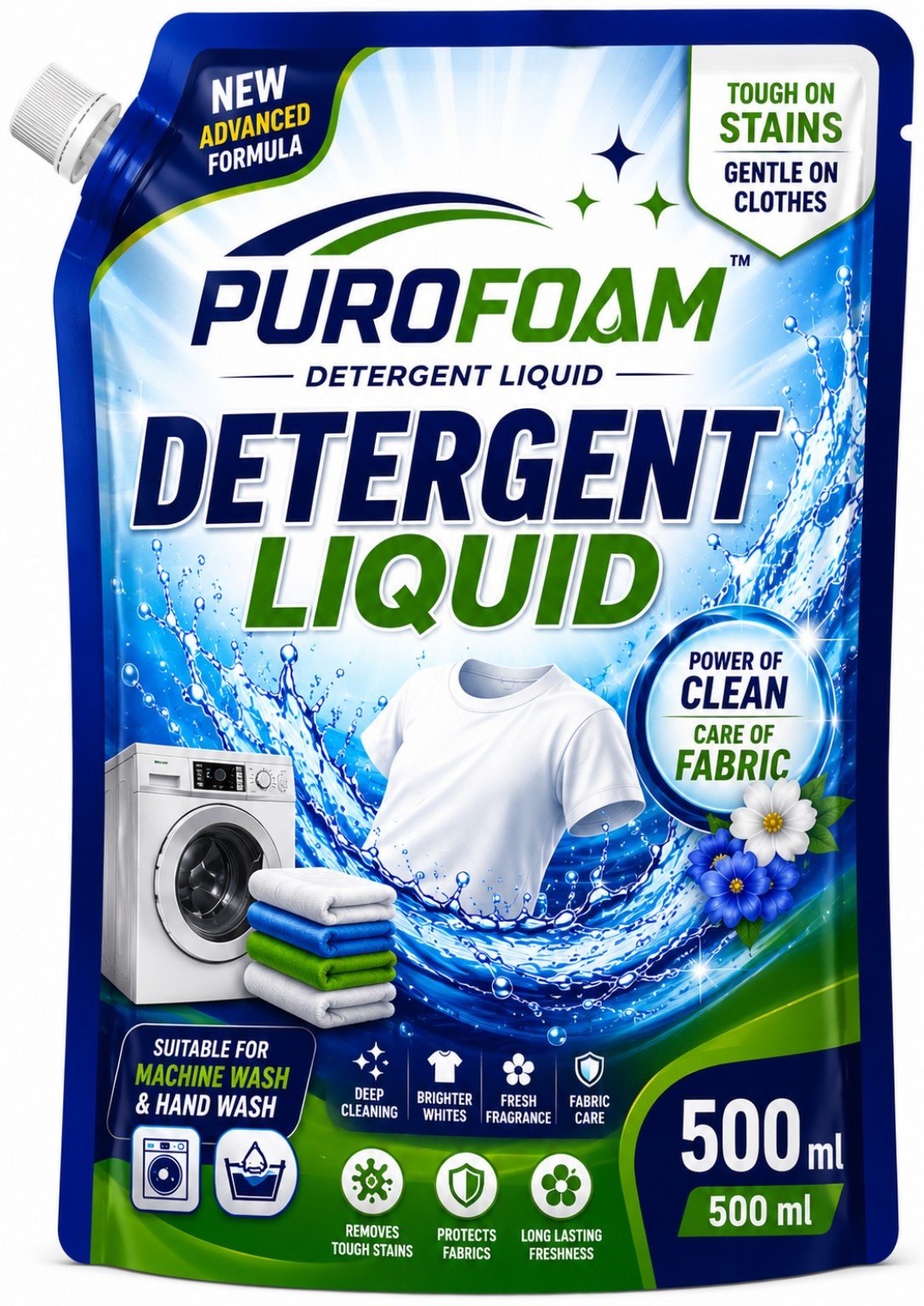 PuroFoam Detergent Liquid 500ml pack